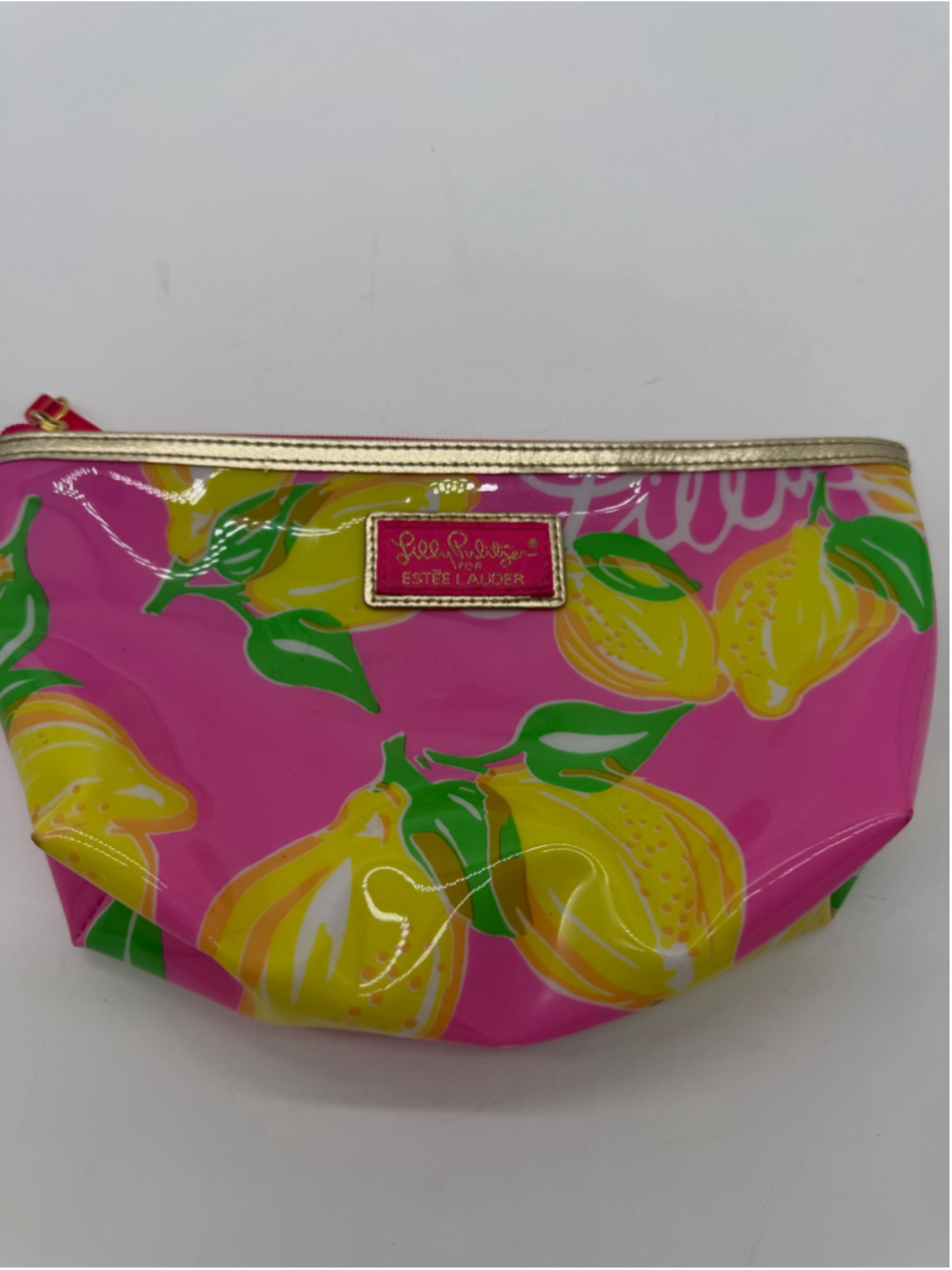 Lilly Pulitzer for Estée Lauder Cosmetic Bag Lemons